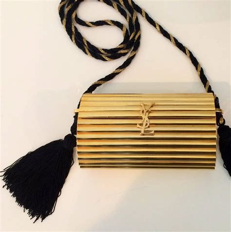 discount ysl clutch|YSL evening bag with tassel.